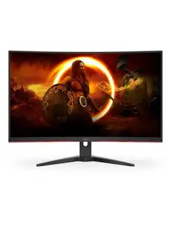 31.5" Монитор CQ32G2SE/BK Black, VA, 2560x1440 AOC 131194995 купить за 27 974 ₽ в интернет-магазине Wildberries